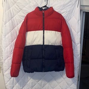 H&M Red, White, and Blue Puffer